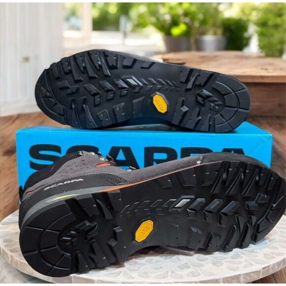 Scarpa Zodiac Plus GTX $349 Hiking Boot NIB Gore-Tex  Mid Shark Orange - Picture 10 of 14